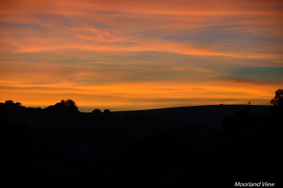 A few sunset images from home looking out towards Dartmoor.